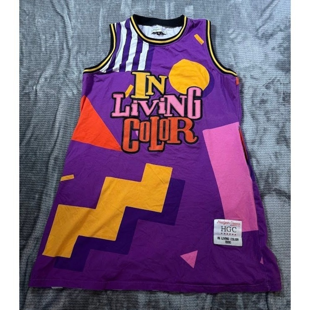 Headgear Classics In Living Color 1990 Jersey Dress Purple 2XL Retro 90s HGC